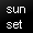 Sunset icon